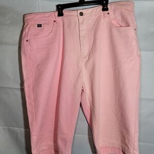 NWT SWITCH REMARKABLE Mens Pink Distressed/Ombre/Tie Dye Jean Shorts 42